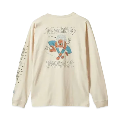 graniph x Spider Man Spiderman Long Sleeve T-Shirt "Ivory"