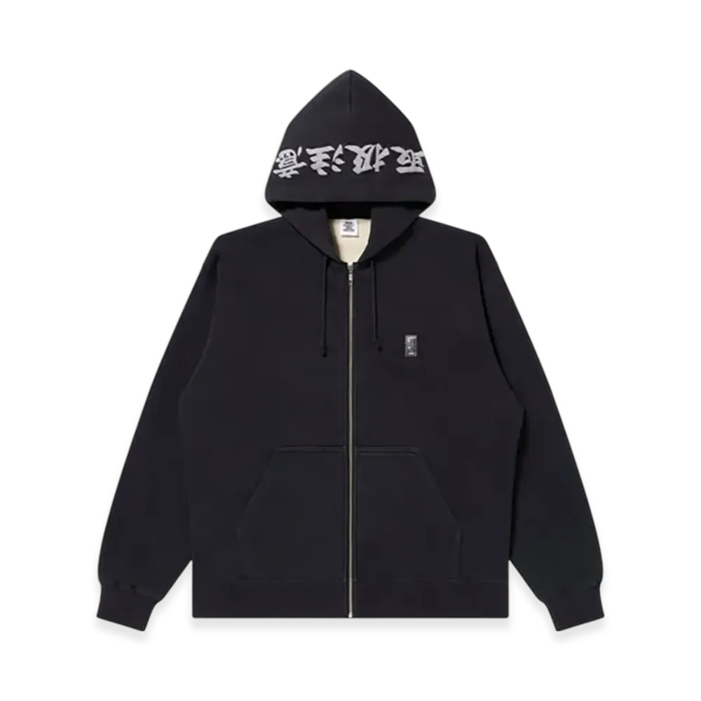 BlackEyePatch Reflector Embroidered SMALL HWC Zip Hoodie "Black"