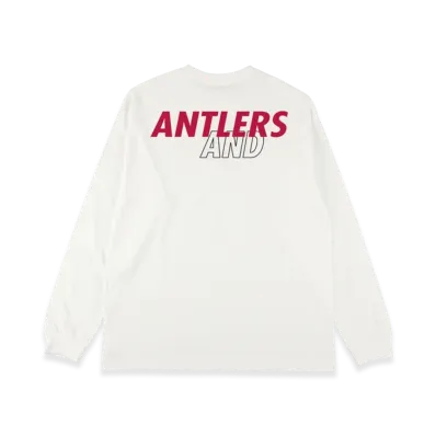 WIND AND SEA x J.LEAGUE ANTLERS L/S Tee "White"