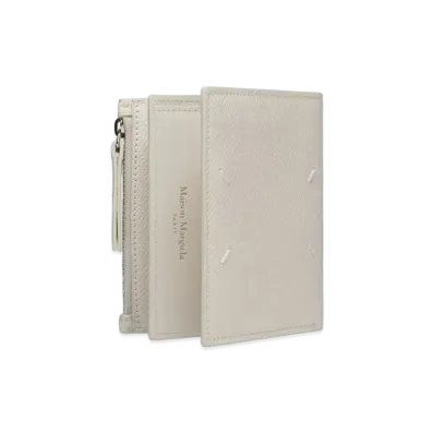 Maison Margiela Zip Leather Wallet "Gray"