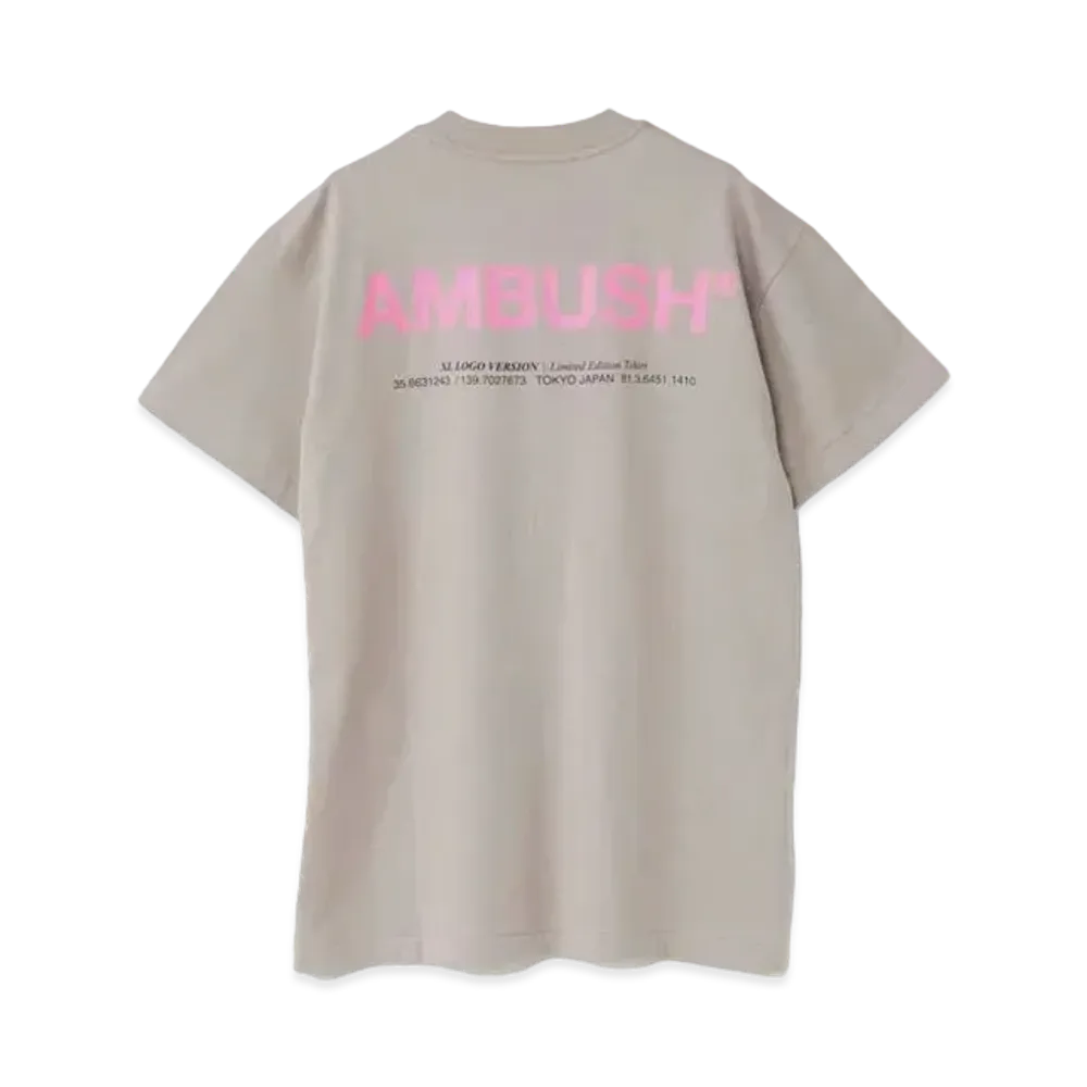AMBUSH XL LOGO T-SHIRT 2019 "Tan"