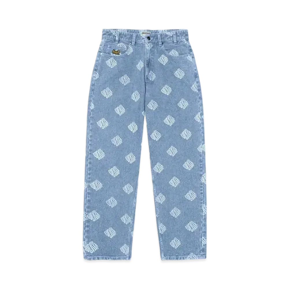 HUF Spring 24 Cromer Print Pant "Blue"
