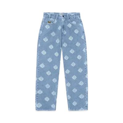 HUF Spring 24 Cromer Print Pant "Blue"