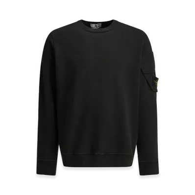 Stone Island Cotton Sweatshirt "Black"