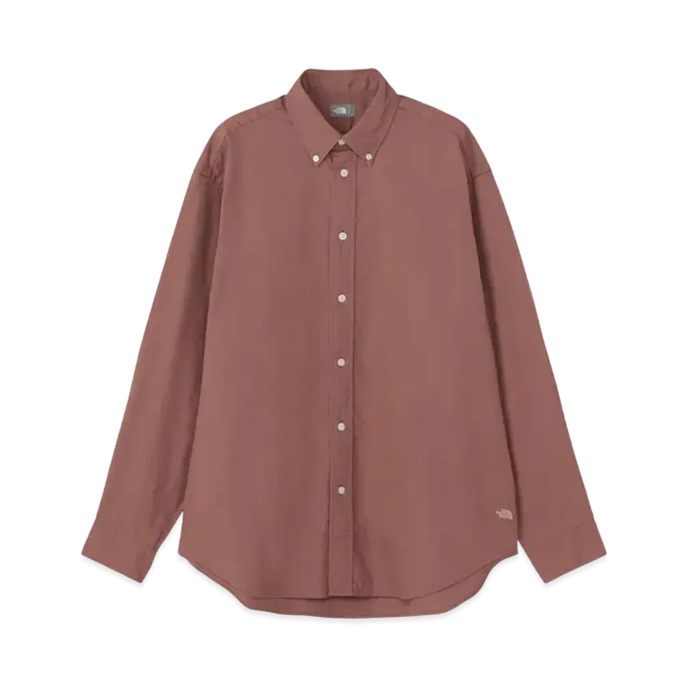 The North Face Long Sleeve Half Dome Shirt "Cognac"