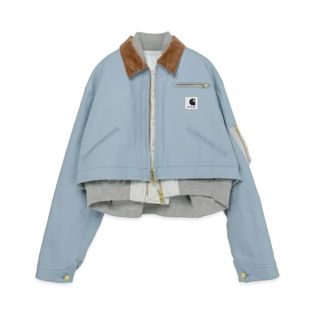 Carhartt WIP x sacai Canvas x MA-1 Jacket Detroit "Light Blue"