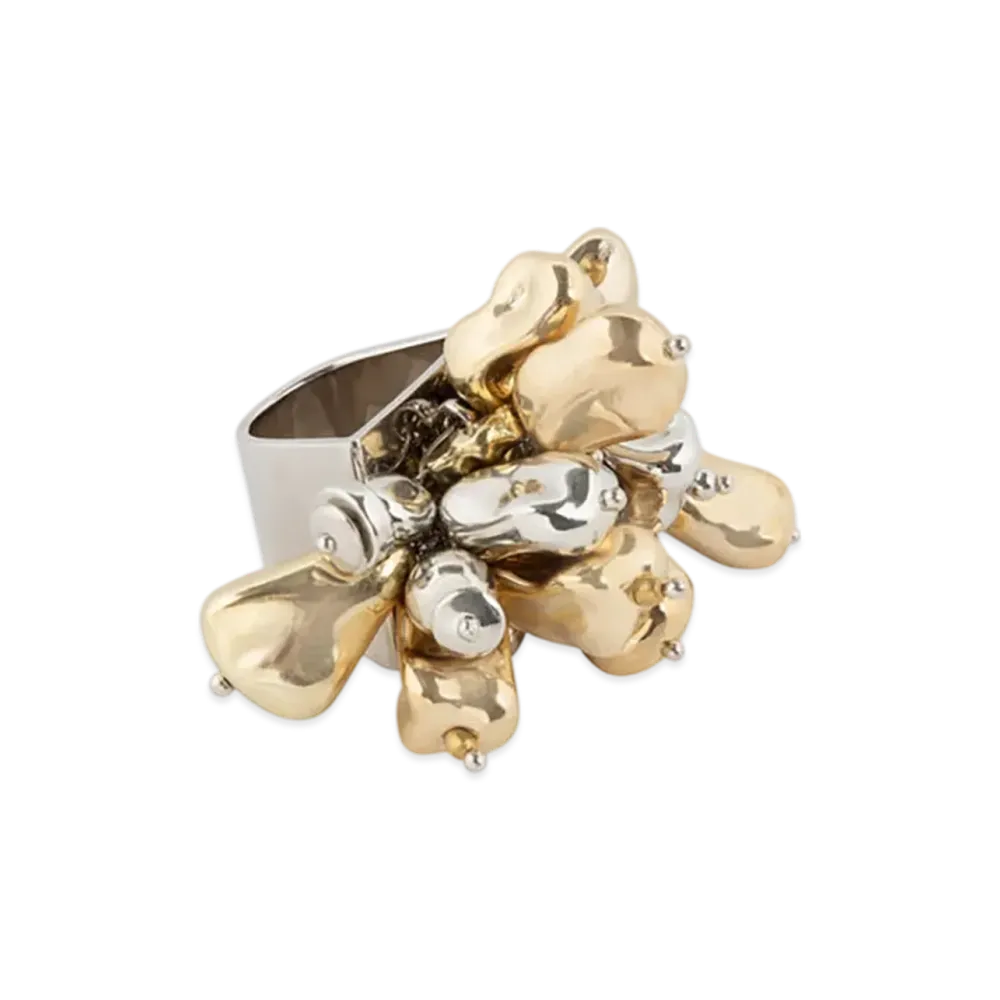 DRIES VAN NOTEN Women's Embroidered Ring "Gold"