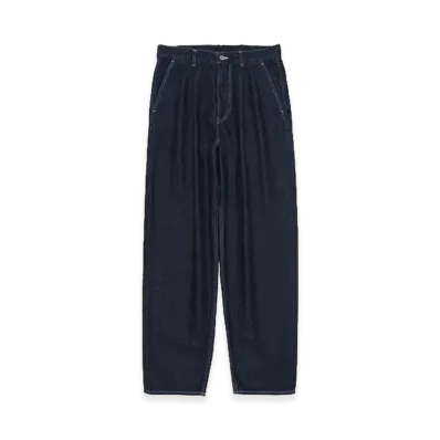 Graphpaper minus Recycled Cotton Denim Two Tuck Tapered Pants "Rinse"