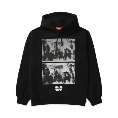 Supreme x Wu-Tang Clan Hooded Sweatshirt "Black"