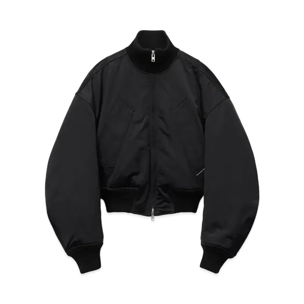 Alexander Wang Satine Bomber Jacket "Black"