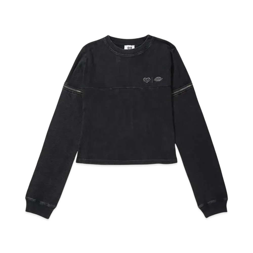 HTH Dickies x HTH Ladies Rib cut sew "BLACK"