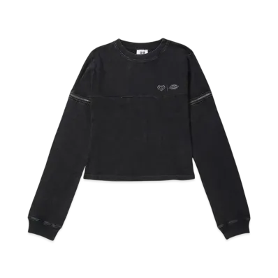 HTH Dickies x HTH Ladies Rib cut sew "BLACK"