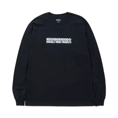 NEIGHBORHOOD NH . Tee LS-2 "Black"