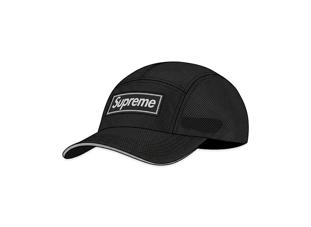Supreme Metallic Mesh Camp Cap "Black"