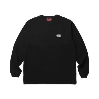 APHRODITEGANG Classic Logo Embroidery L/S Tee "Black"