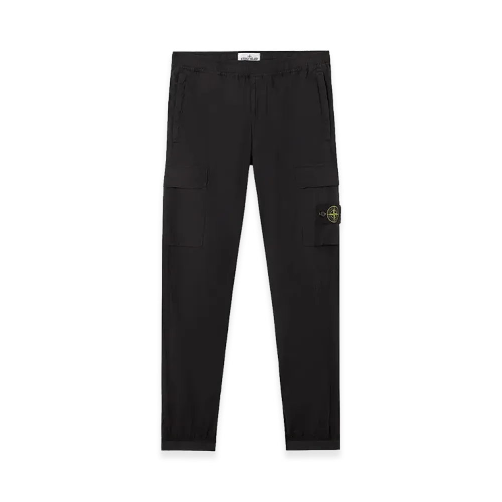 Stone Island 3100031 Stretch Cotton Tela 'Paracadute' "Black"