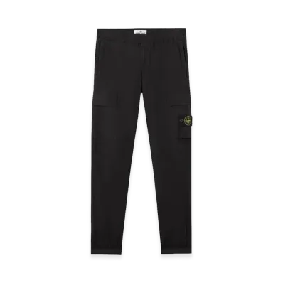 Stone Island 3100031 Stretch Cotton Tela 'Paracadute' "Black"