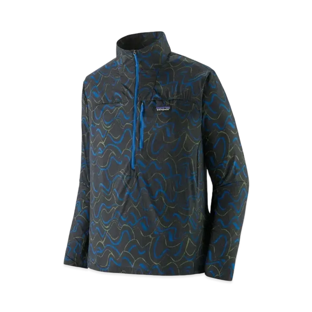 Patagonia Men's Houdini Stash 1/2 Zip Pullover "Endless Blue"