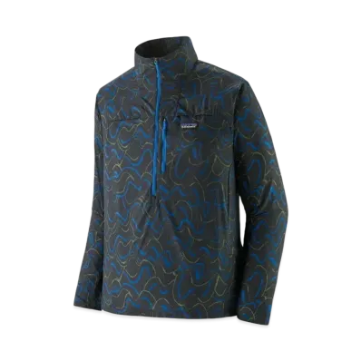 Patagonia Men's Houdini Stash 1/2 Zip Pullover "Endless Blue"