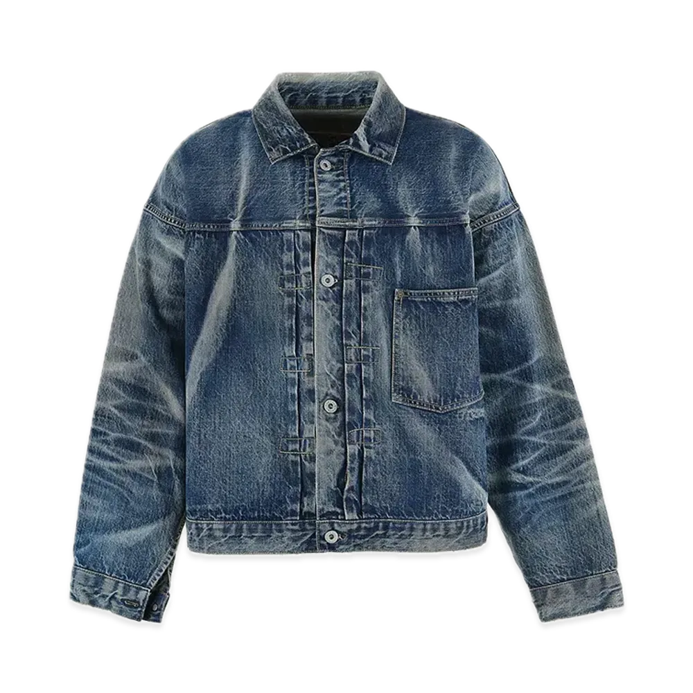 SAINT Mxxxxxx x BerBerJin Denim Jacket/Damage "Blue"