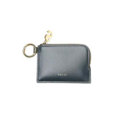 sacai Bicolor Key Pouch "Navy/Khaki"
