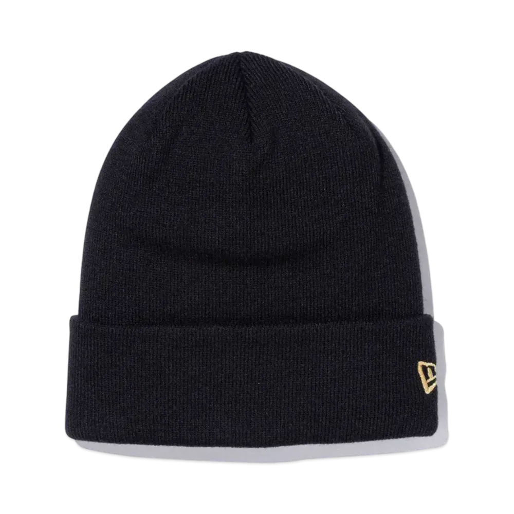 NEW ERA Basic Cuff Knit "Black/Gold"