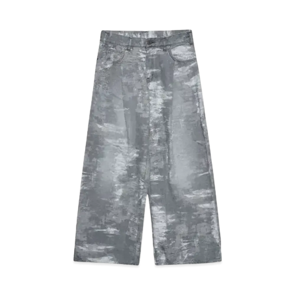 TAAKK WIDE PANTS "BLACK BLEACH"