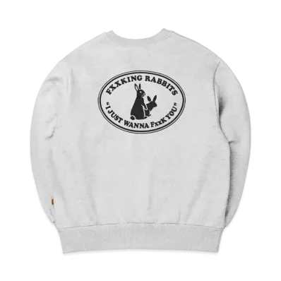 FR2 Rabbits Oval Logo Sweatshirt "Ash"