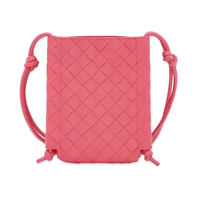 Bottega Veneta Pouch Small Open Shoulder "Cranberry"
