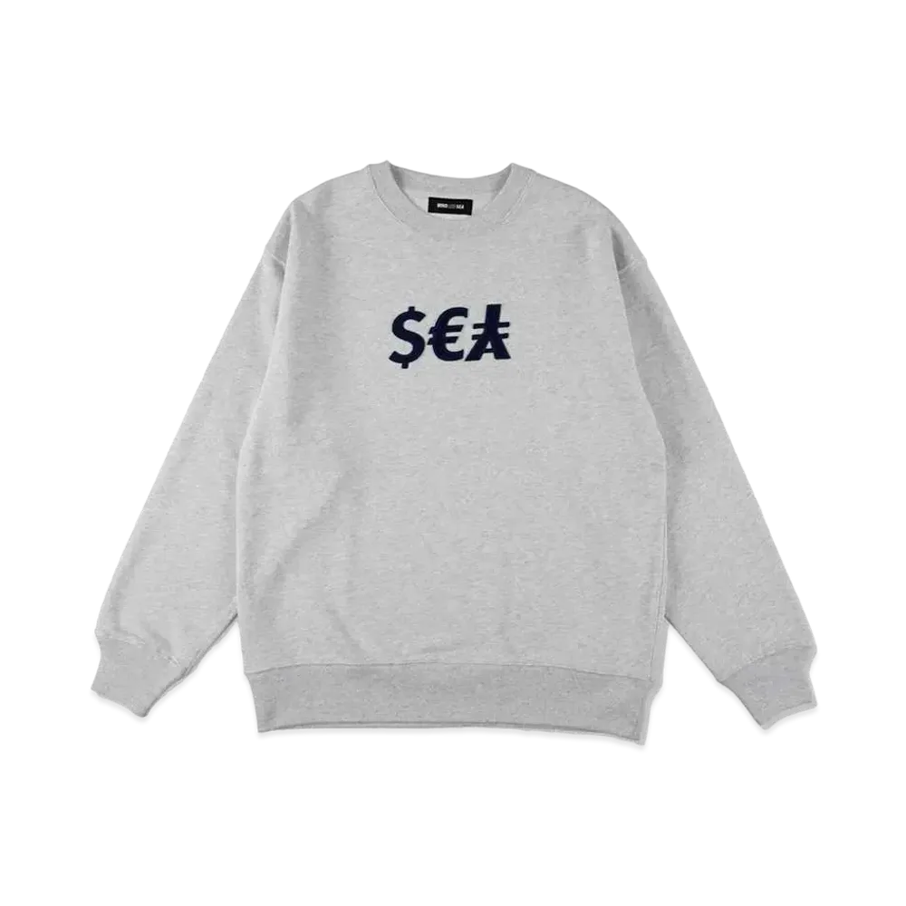 WIND AND SEA Money Sea Crewneck Sweatshirt "Black"