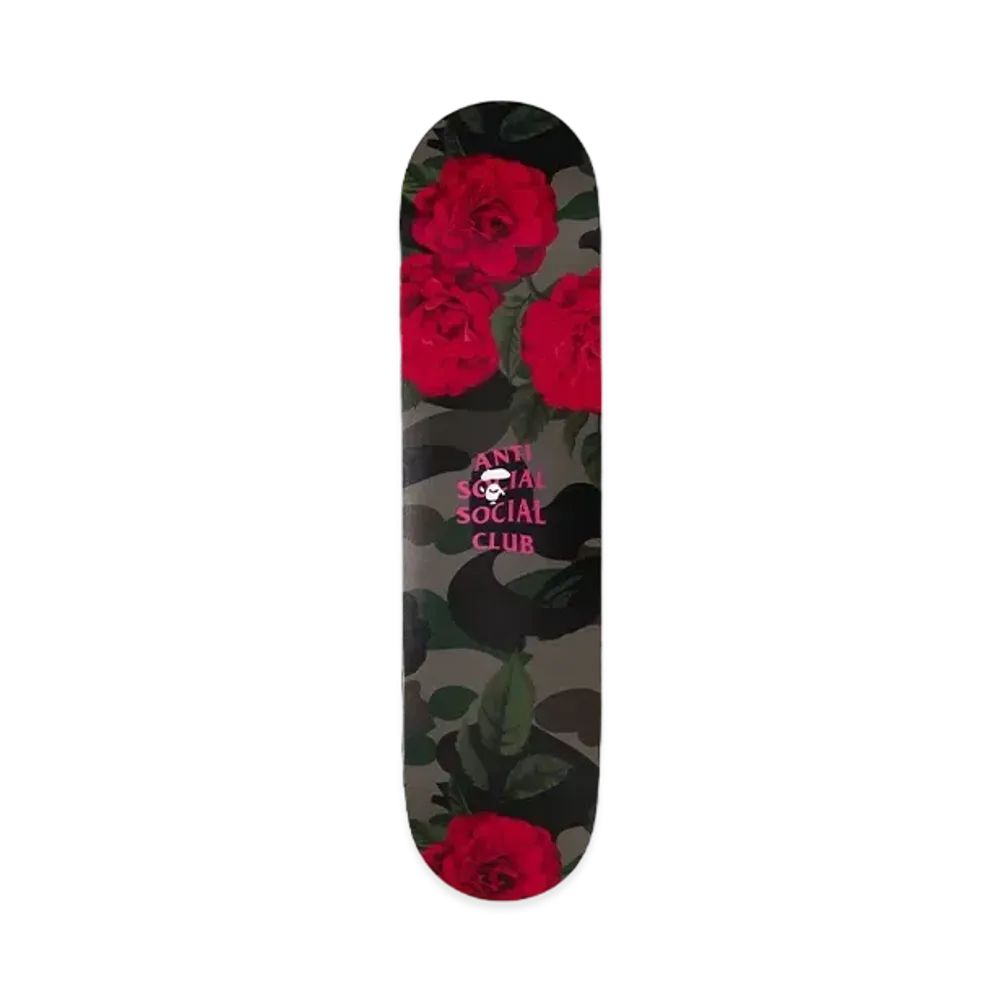 A BATHING APE x ANTI SOCIAL SOCIAL CLUB Assc Skate Deck "Green"