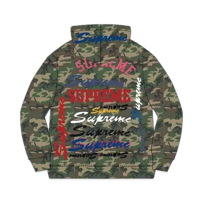 Supreme Multi Logo Hooded Sweatshirt "Camo"