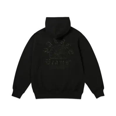 PALACE x BEAMS Plus Graphic Hood "Black"