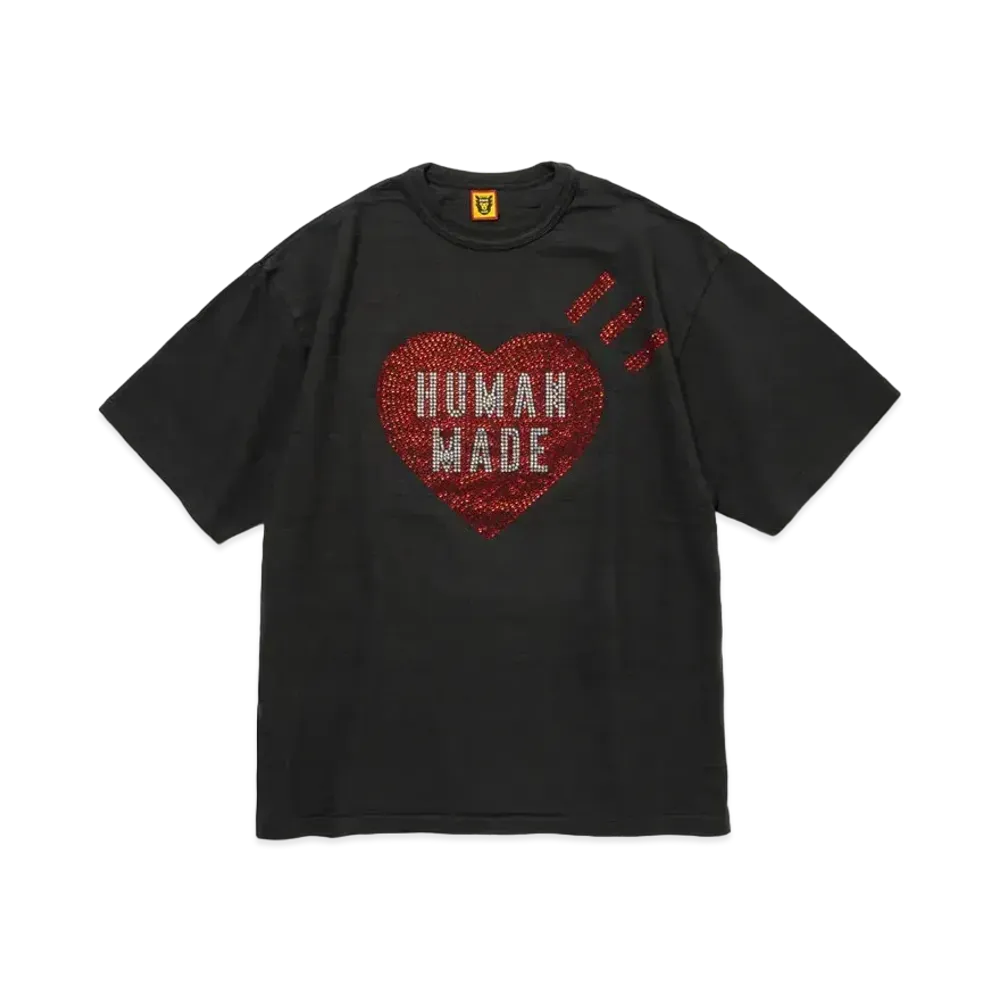 HUMAN MADE Crystal Heart Jewelry T-Shirt #2 "Black"