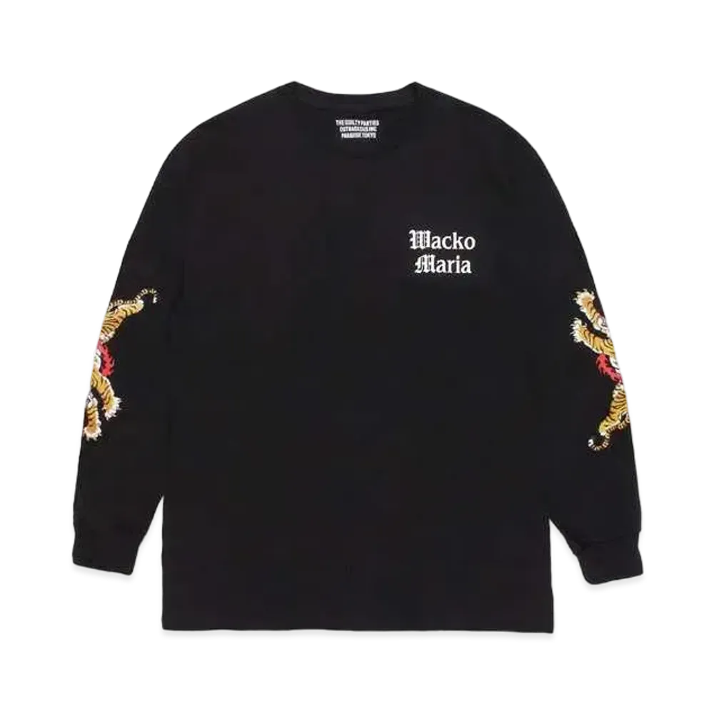 WACKO MARIA TIM LEHI / Long Sleeve T-Shirt #2 "Black"