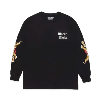 WACKO MARIA TIM LEHI / Long Sleeve T-Shirt #2 "Black"