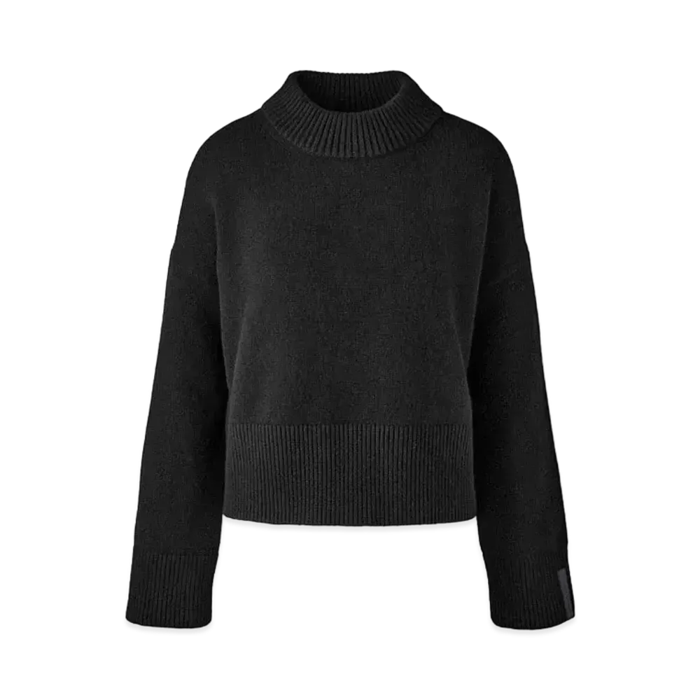 CANADA GOOSE Copal Cashmere Mockneck "Black"