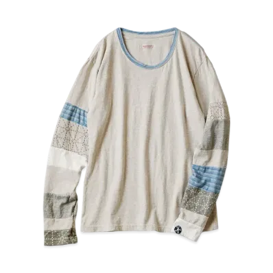 KAPITAL TOP TENGU HIPPRON T (SITUMBER PATCHWORK) "Quinity"