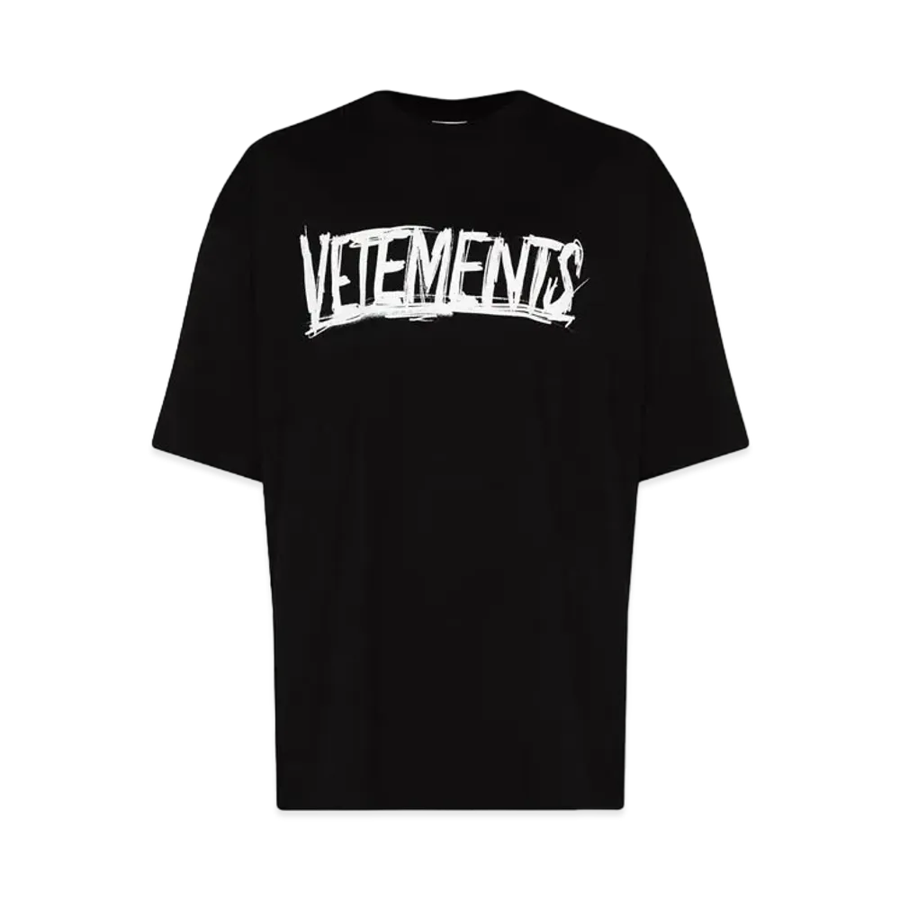 VETEMENTS World Tour Tee "Black White"
