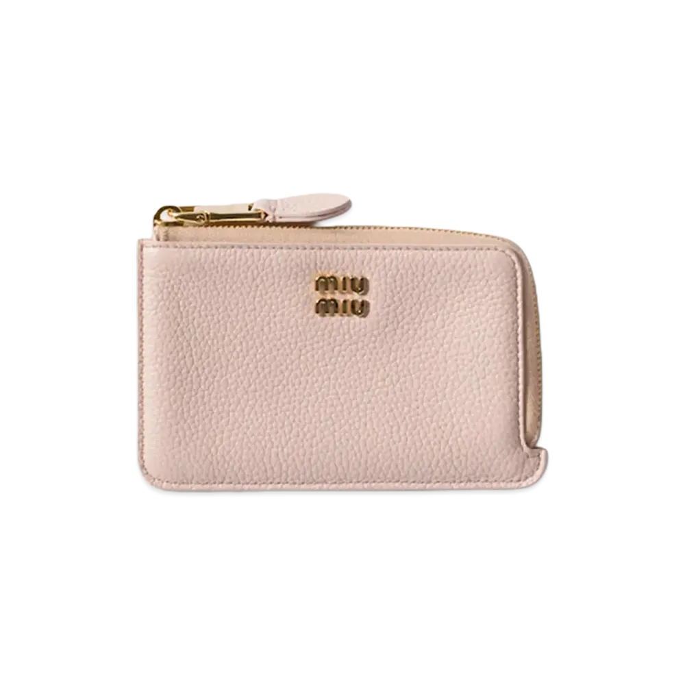 MIU MIU Leather Pouch Card Holder "Gem"