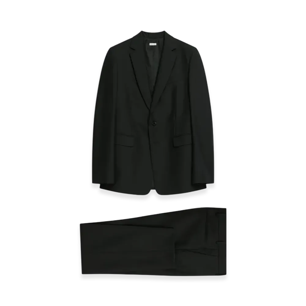 DRIES VAN NOTEN Slim Fit Suit "Black"