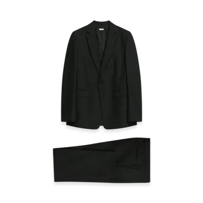 DRIES VAN NOTEN Slim Fit Suit "Black"