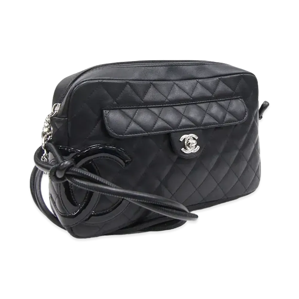 CHANEL Cambon Line Camera Bag "Black/Enamel"