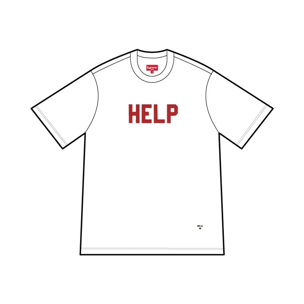 Supreme Help S/S Top "White"