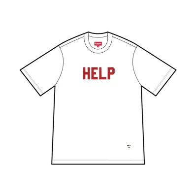 Supreme Help S/S Top "White"