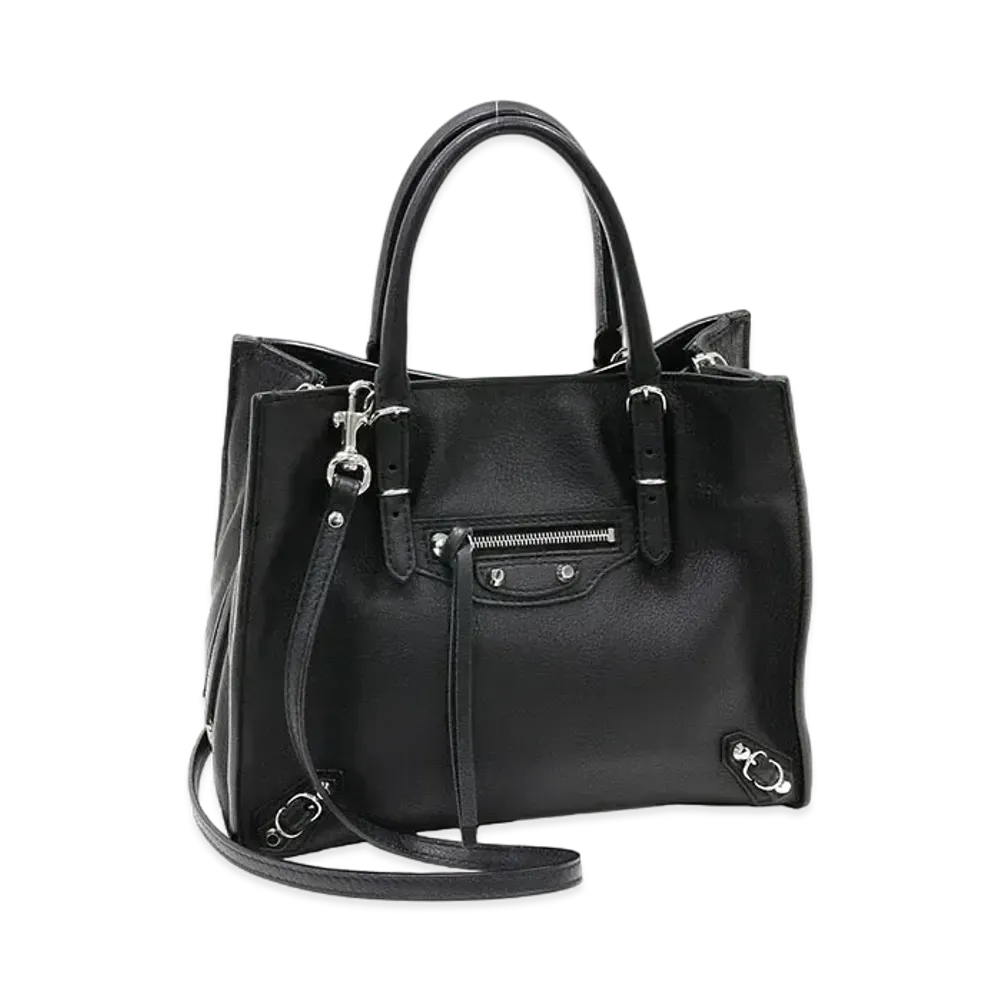 Balenciaga Paper mini Hand bag "Black"