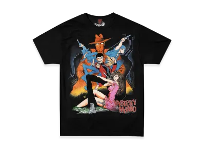 Geeks Rule x Lupin the Third Mystery of Mamo Silkscreen Printing T Shirt "Black"