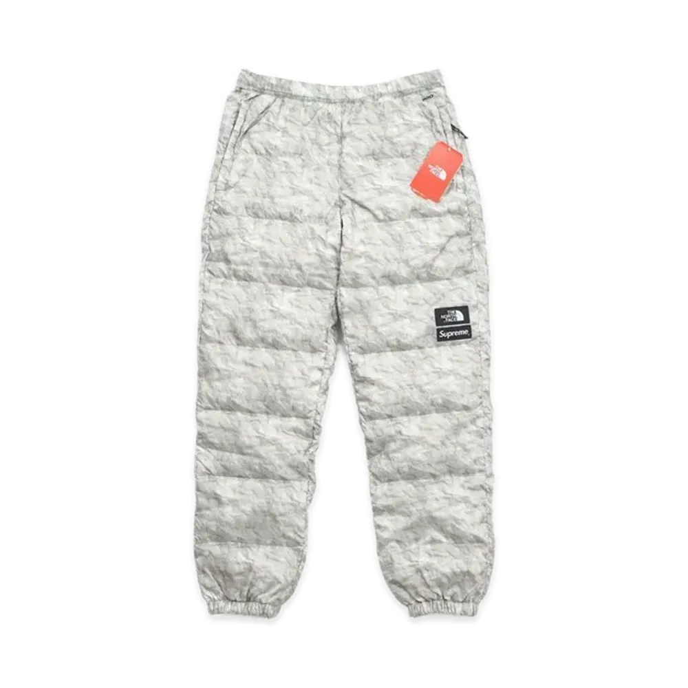 Supreme x The North Face Paper Print Nuptse Pant "White"
