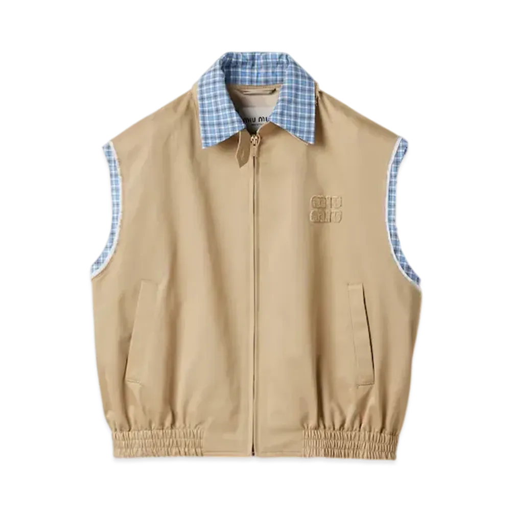 MIUMIU Women's Chino Vest "Beige"