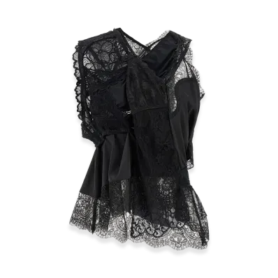 JUNYA WATANABE Women's x Peach John Top "Black"